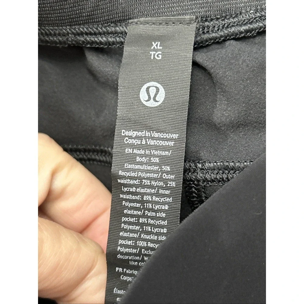 Mens Lululemon Zeroed In Slim Fit Pant Pull On Stretch Waist XL LM5A2SS Athletic